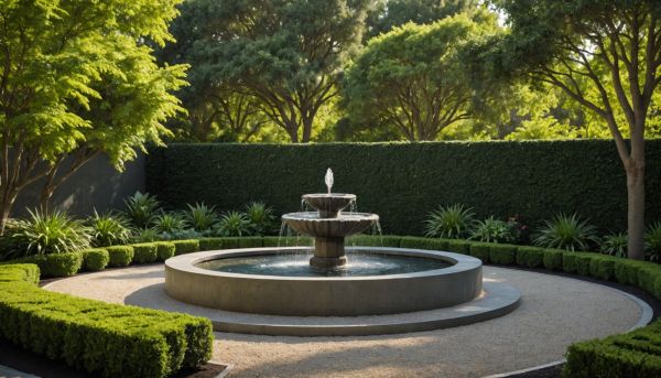 Comment intégrer une fontaine moderne dans son jardin ?