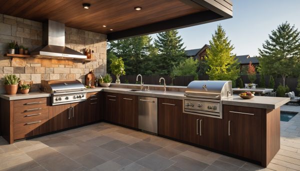 Le barbecue design devient la pièce maîtresse d'extérieur