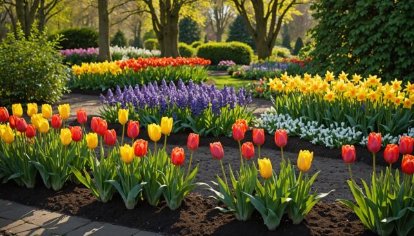 Les bulbes de printemps illuminent vos massifs floraux
